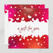 Fijne Valentijnsdag hartstikke Kaart (Voorkant / Achterkant)