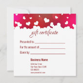 Fijne Valentijnsdag hartstikke Kaart (Achterkant)