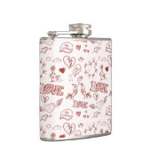 Fijne Valentijnsdag Heupfles (Rechts)