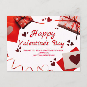 Fijne Valentijnsdag - Ik wens u een fijne dag Feestdagenkaart