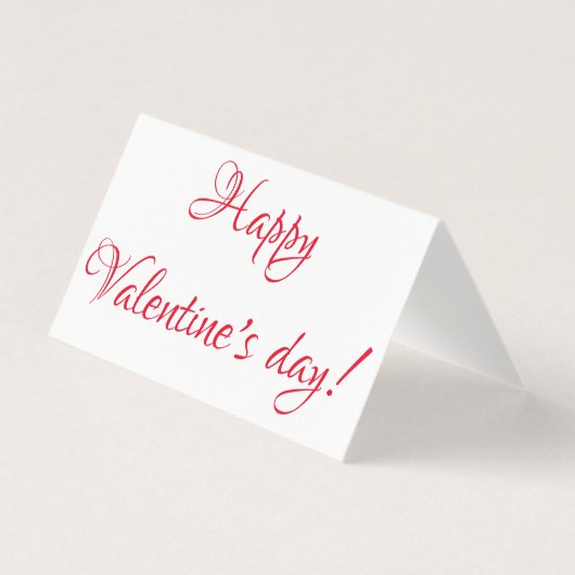 Fijne Valentijnsdag! Kaart (Voorkant)