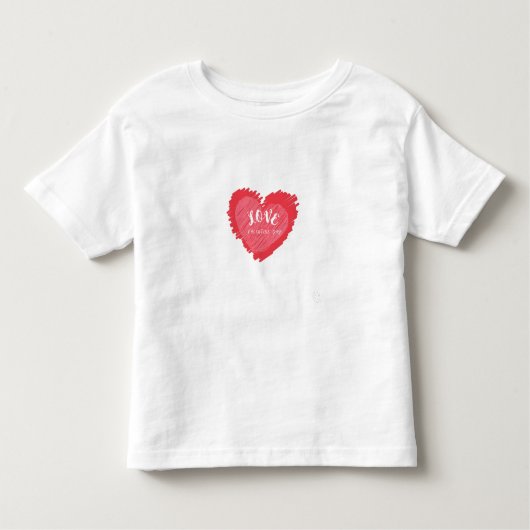 Fijne valentijnsdag. kinder shirts (Voorkant)