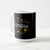 Fijne Valentijnsdag! Koffiemok (Voorkant links)