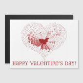 Fijne Valentijnsdag! Kortstondig papier (Voorkant / Achterkant)