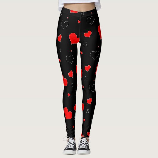 Fijne Valentijnsdag Leggings (Voorkant)