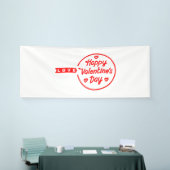 Fijne Valentijnsdag Liefde 4x10 Vinyl Banner (Beurs)