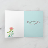 Fijne Valentijnsdag Liefs Rozen Kaart (Binnen)