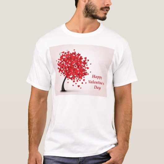 Fijne Valentijnsdag Mannen T-shirt (Voorkant)