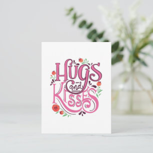 Fijne Valentijnsdag met handschoenen en kussen Feestdagenkaart