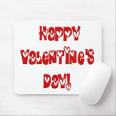 Fijne Valentijnsdag met Hartjes Muismat (Met muis)