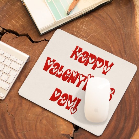 Fijne Valentijnsdag met Hartjes Muismat
