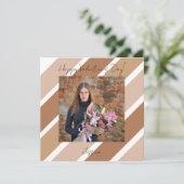 Fijne Valentijnsdag Modern Script Foto Kaart (Staand voorkant)
