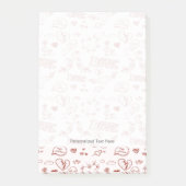 Fijne Valentijnsdag Post-it® Notes (Voorkant)