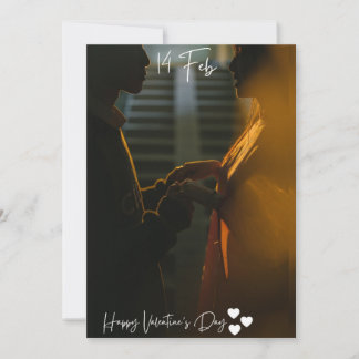 Fijne Valentijnsdag – Romantische liefdesgroet Aut Feestdagenkaart