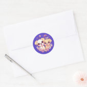 Fijne Valentijnsdag! Ronde Sticker (Envelop)