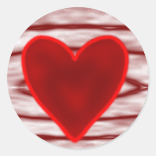 Fijne Valentijnsdag Ronde Sticker