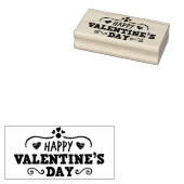 Fijne Valentijnsdag Rubberstempel (Gestempeld)