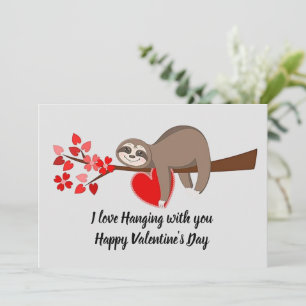 Fijne Valentijnsdag Slote platte kaart