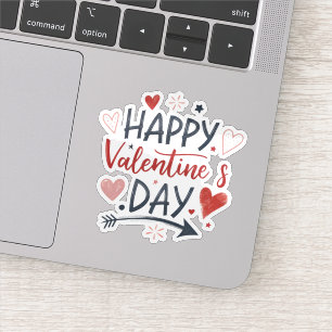 Fijne Valentijnsdag sticker