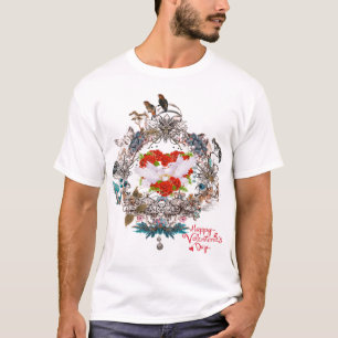 Fijne valentijnsdag t-shirt