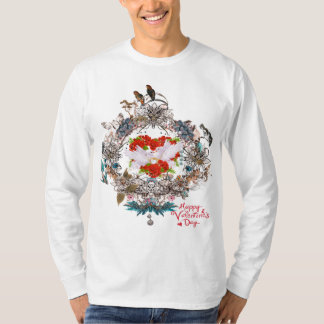 Fijne valentijnsdag t-shirt