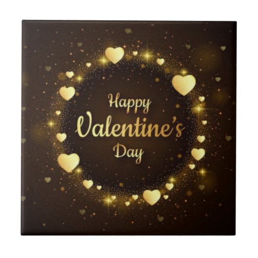 Fijne Valentijnsdag! Tegeltje (Voorkant)