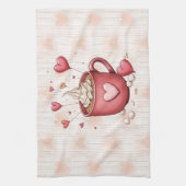 Fijne Valentijnsdag! Theedoek (Verticaal)