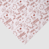 Fijne Valentijnsdag Tissuepapier (Detail)