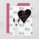 Fijne Valentijnsdag | Uw Llama-zing! | Lama Notitiekaartje (Voorkant / Achterkant)