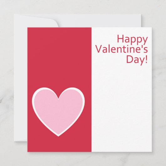 Fijne Valentijnsdag! Vakantie Groet Kaart (Voorkant)