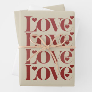 Fijne Valentijnsdag Valentijn Koppel Inpakpapier Vel