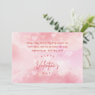 Fijne Valentijnsdag voor mijn tante Feestdagenkaart