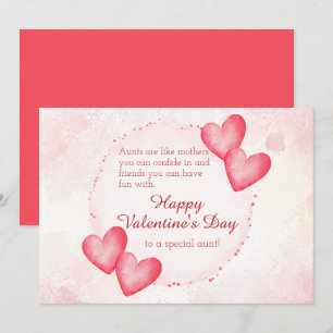 Fijne Valentijnsdag voor mijn tante Feestdagenkaart