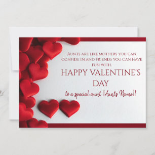 Fijne Valentijnsdag voor mijn tante Feestdagenkaart