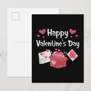 Fijne Valentijnsdag Wees Van Mijne Lieve Hartjes Uitnodiging Briefkaart
