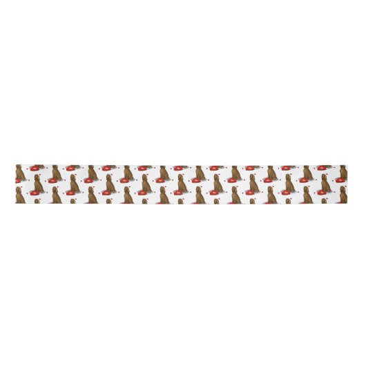 Fijne Valentijnsdag word Mine Irish Setter (rood 1 Lint (Voorkant)