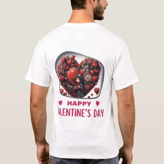 Fijne Velentijnsdag - Intensiteit T-shirt (Achterkant)