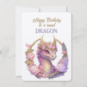 Fijne verjaardag aan een lieve DRAAK (Voorkant)