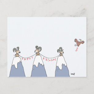 Fijne verjaardag Canada! Briefkaart