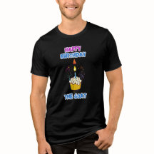 Fijne verjaardag De GOAT Grappige heren T-shirt | 