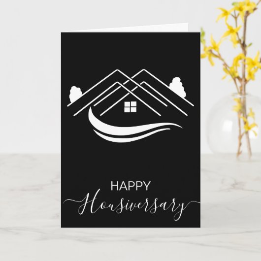 Fijne verjaardag herdenkingskaart kaart (Gele Bloem)