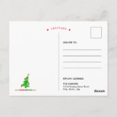 Fijne verjaardag Jezus Briefkaart (Achterkant)
