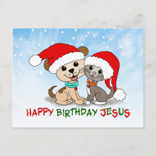 Fijne verjaardag Jezus Briefkaart