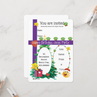 Fijne verjaardag, Jezus Kaart