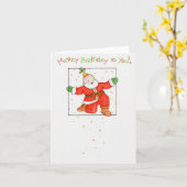 Fijne verjaardag kaart (Gele Bloem)