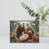 Fijne verjaardag kleine Jezus Briefkaart (Staand voorkant)