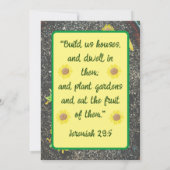 Fijne verjaardag, mijn goede Gardener! Kaart (Achterkant)