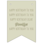 Fijne verjaardag op u Elke leeftijd Foto van 8 Vlaggetjes (Eerste vlag)