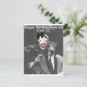 Fijne verjaardag, oude Koe! Briefkaart (Staand voorkant)