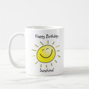 Fijne verjaardag, Sunshine! Koffiemok